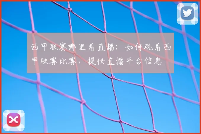 西甲联赛哪里看直播：如何观看西甲联赛比赛，提供直播平台信息